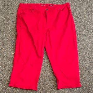 Style & Co. Cherry Red Capri Pants